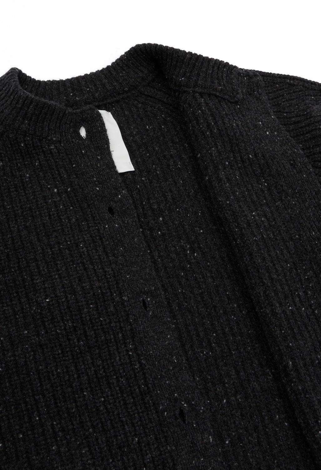 Finisterre Women's x Amy Powney Fisherman Rib Cardigan - Raven