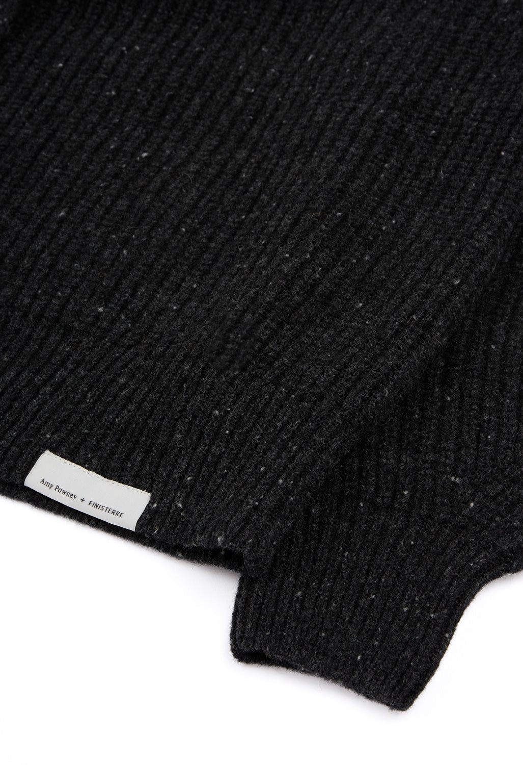Finisterre Women's x Amy Powney Fisherman Rib Cardigan - Raven