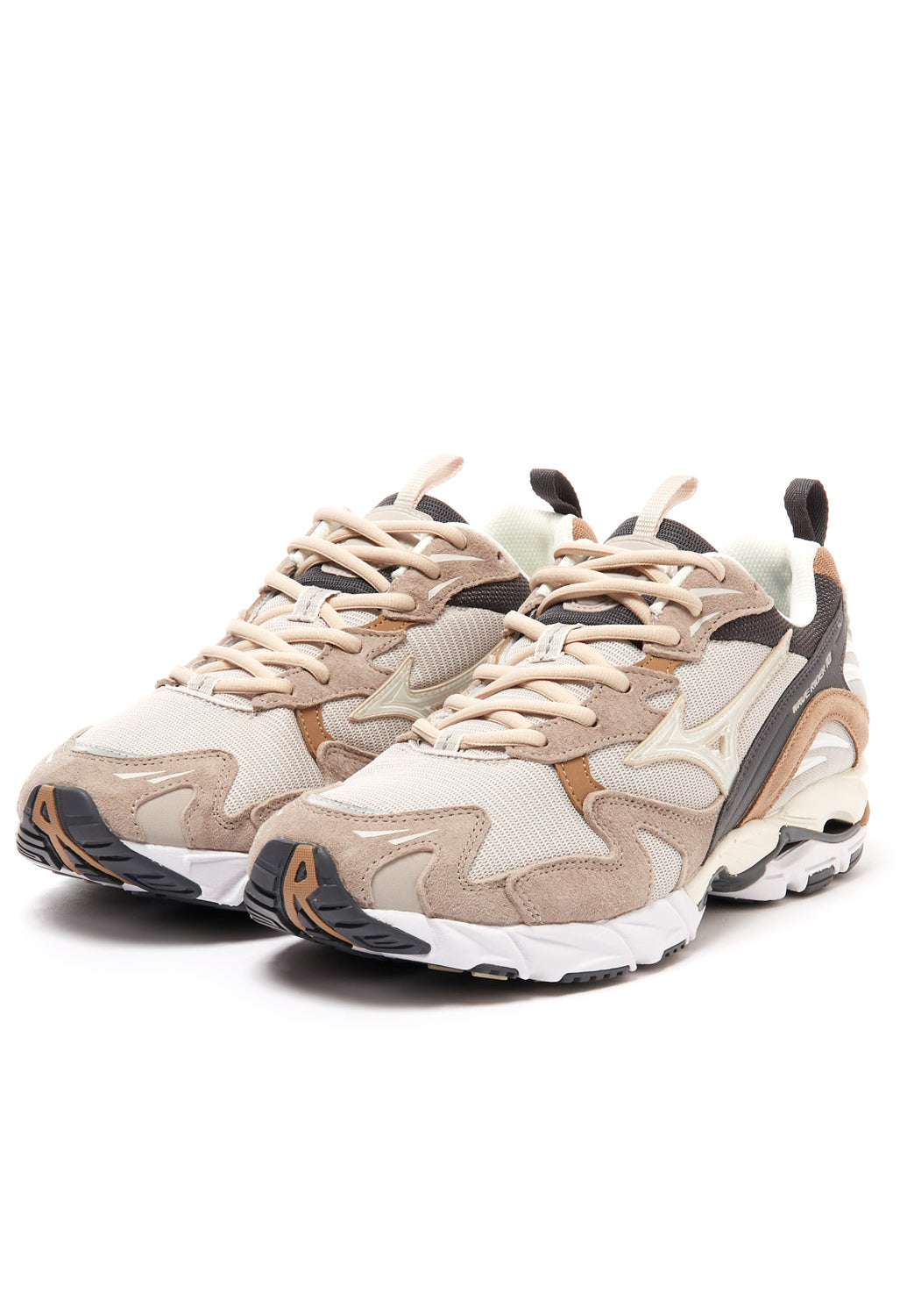 Mizuno Wave Rider 10 Premium Silver Cloud Snow White Tigers Eye