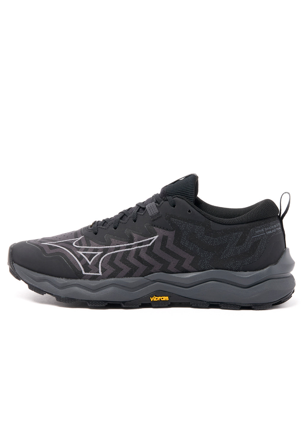 Mizuno Men s Wave Daichi 7 Trainers Ghost Grey Ombre Blue Bolt 2 Outsiders Store UK