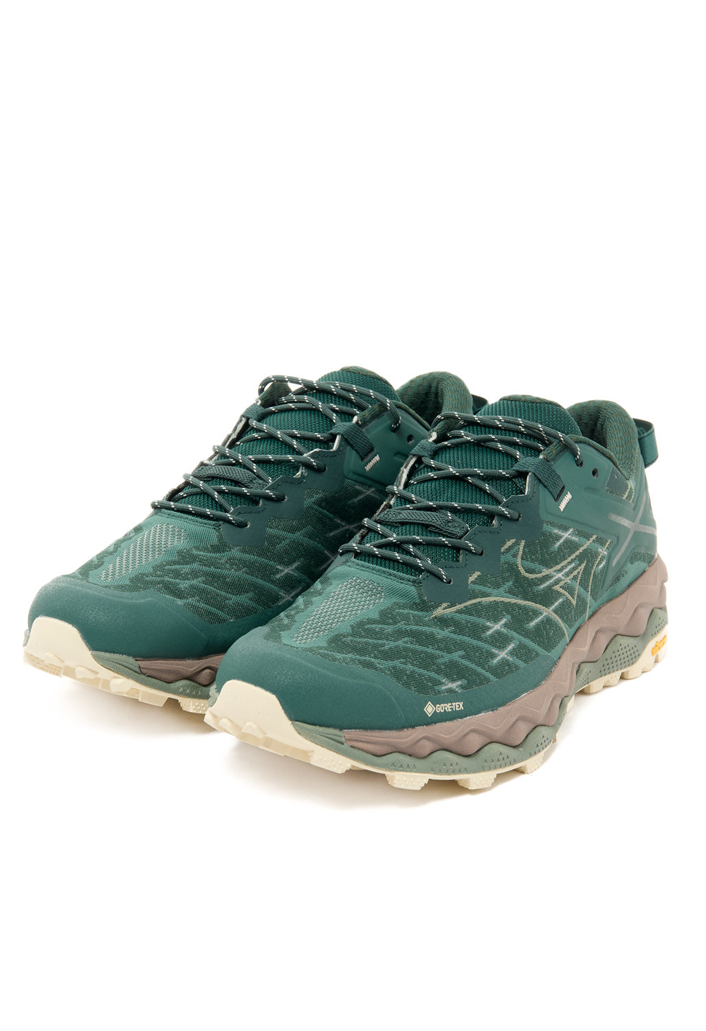 Mizuno Wave Mujin LS GORE-TEX Trainers Pine Grove Ultimate Gray Bistro Green