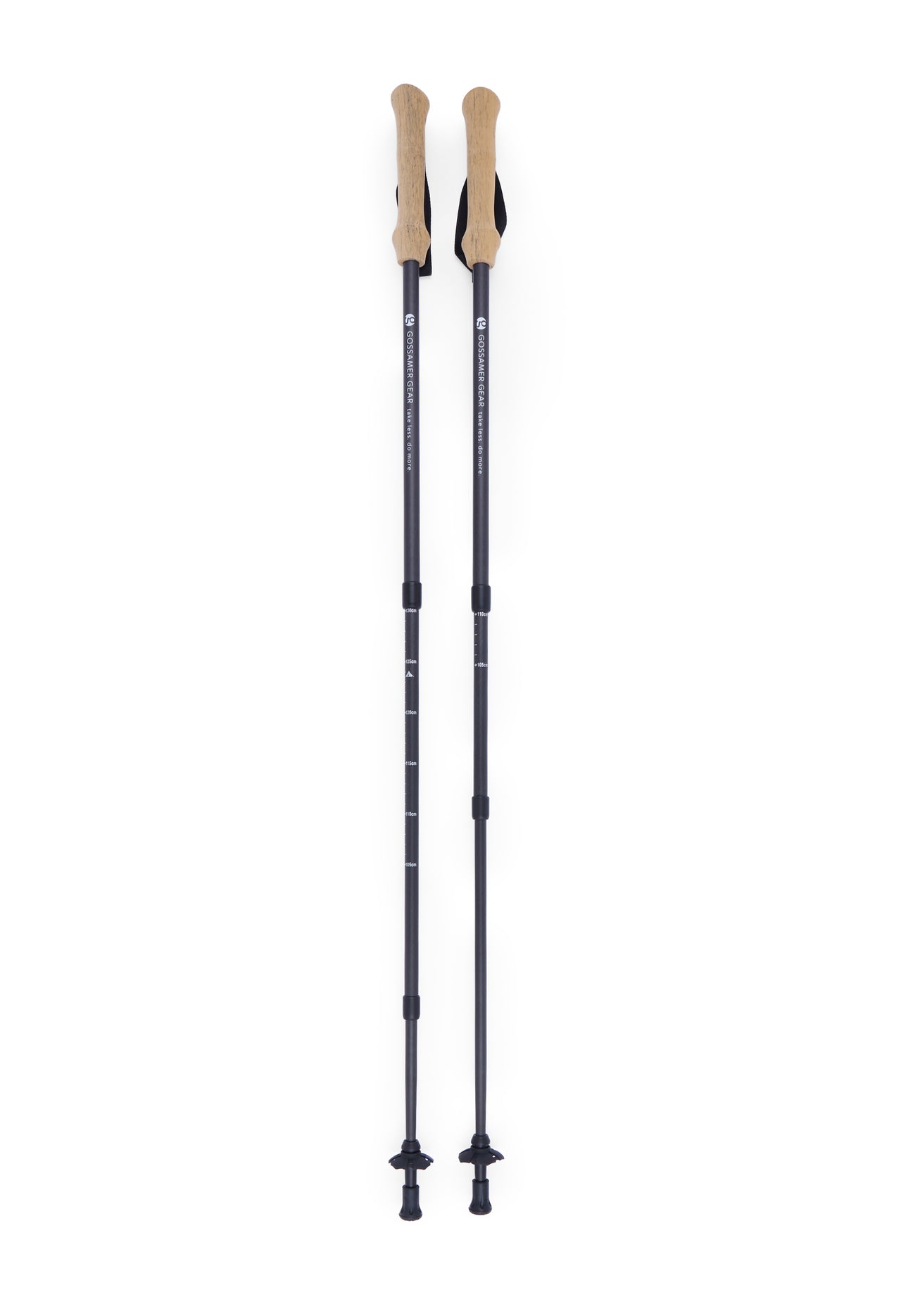 Gossamer Gear LT5 Three Piece Carbon Trekking Poles (pair) - Black