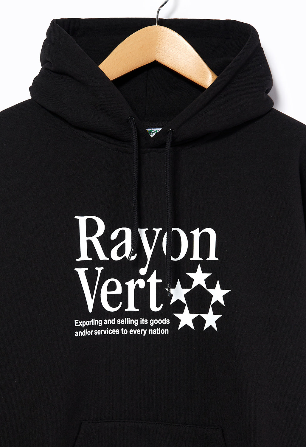 Rayon Vert International Hoodie - Golgotha Black