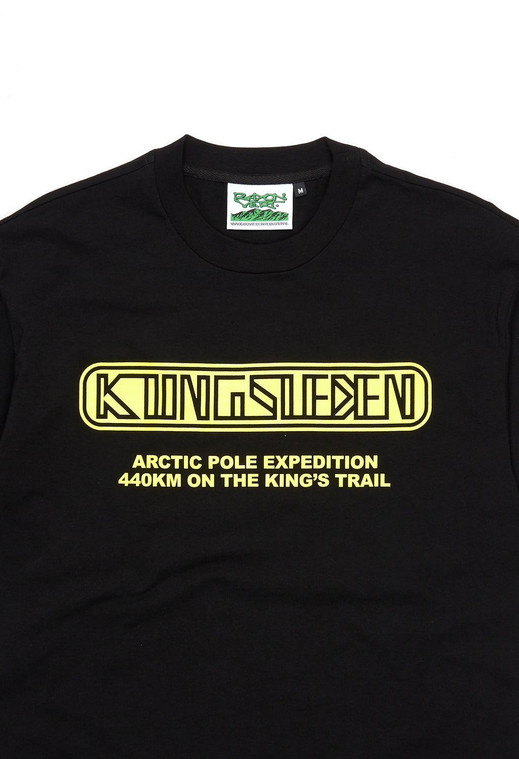 Rayon Vert Men's Lapland T-Shirt - Golgotha Black