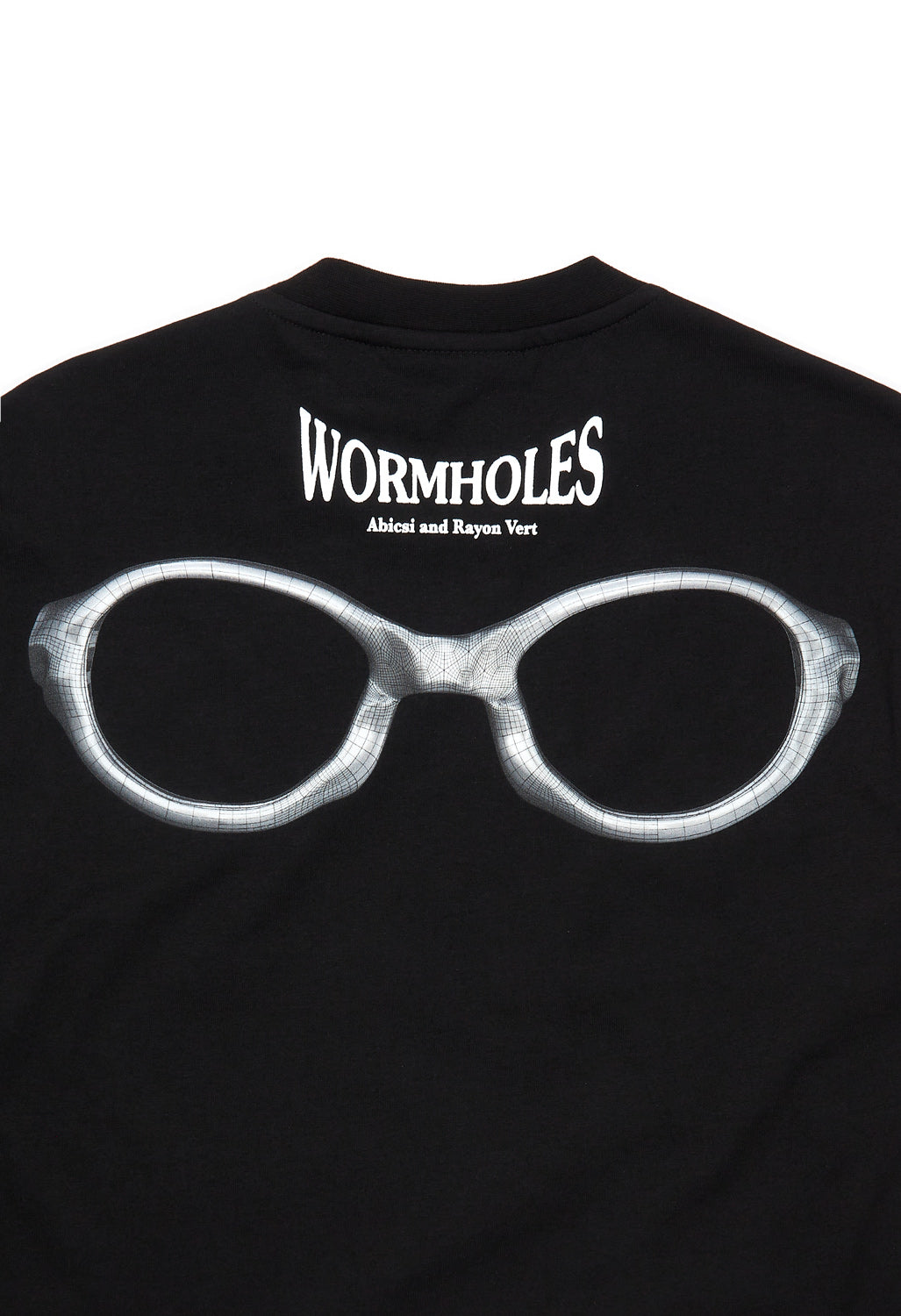 Rayon Vert Men's Wormholes Long Sleeved T-Shirt - Golgotha Black