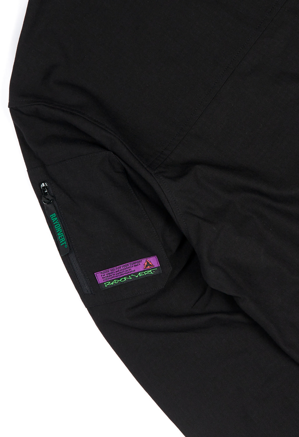 Rayon Vert Men's Guido Shirt - Golgotha Black