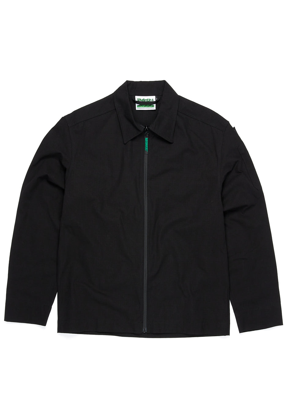 Rayon Vert Men's Guido Shirt - Golgotha Black