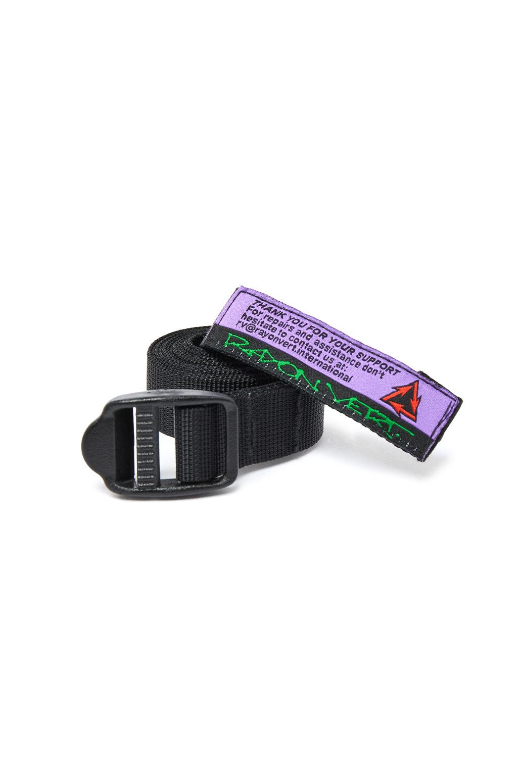 Rayon Vert Ladderlock Belt 2cm - Golgotha Black