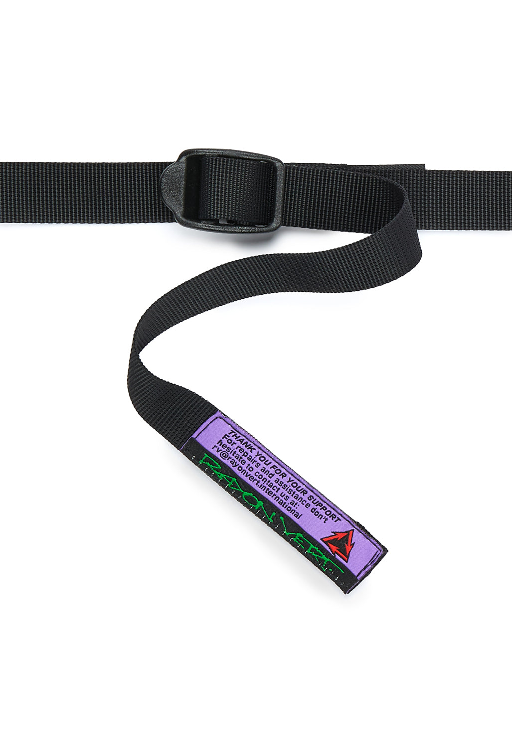 Rayon Vert Ladderlock Belt 2cm - Golgotha Black