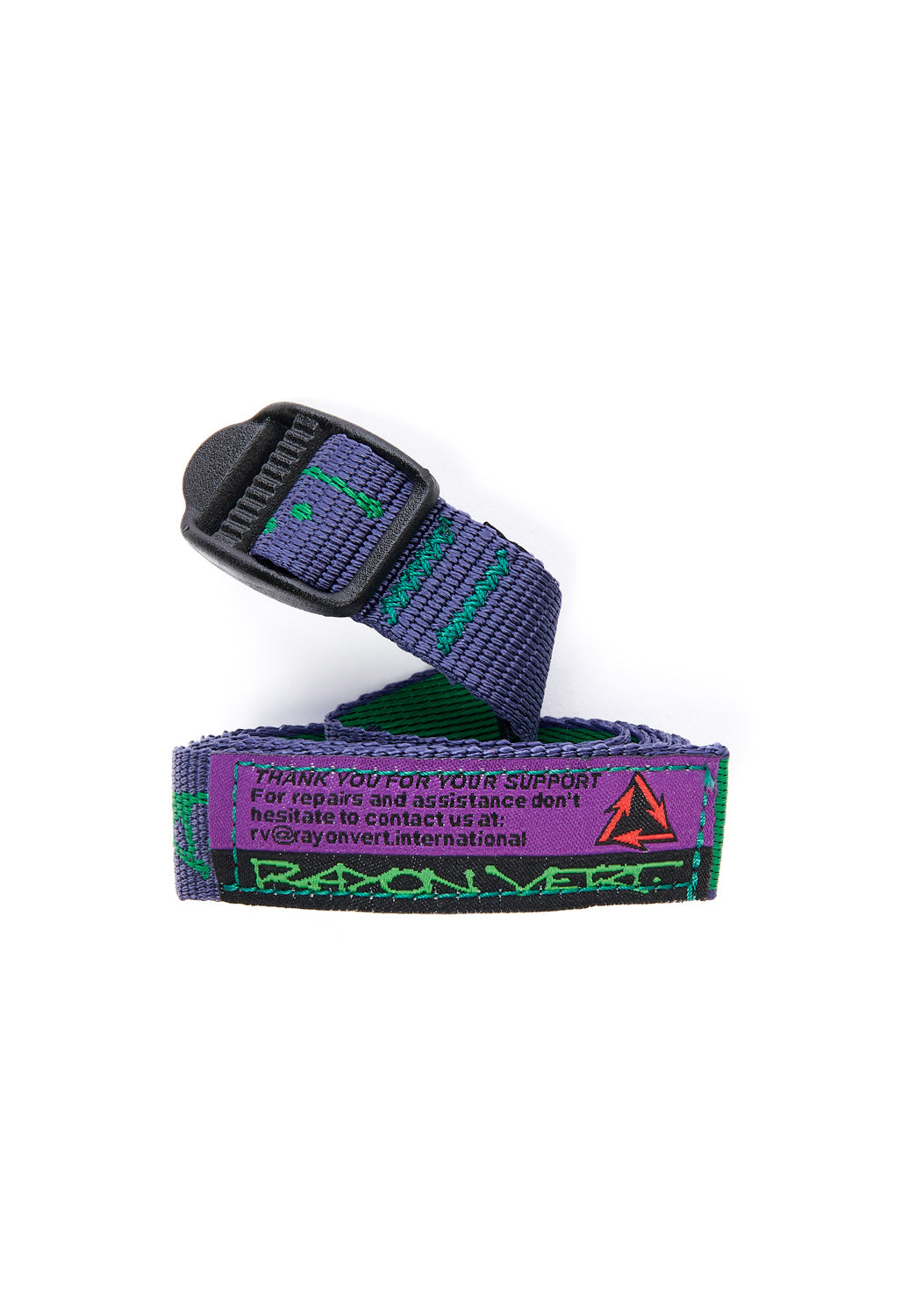 Rayon Vert Ladderlock Belt 2cm - Cobra Purple