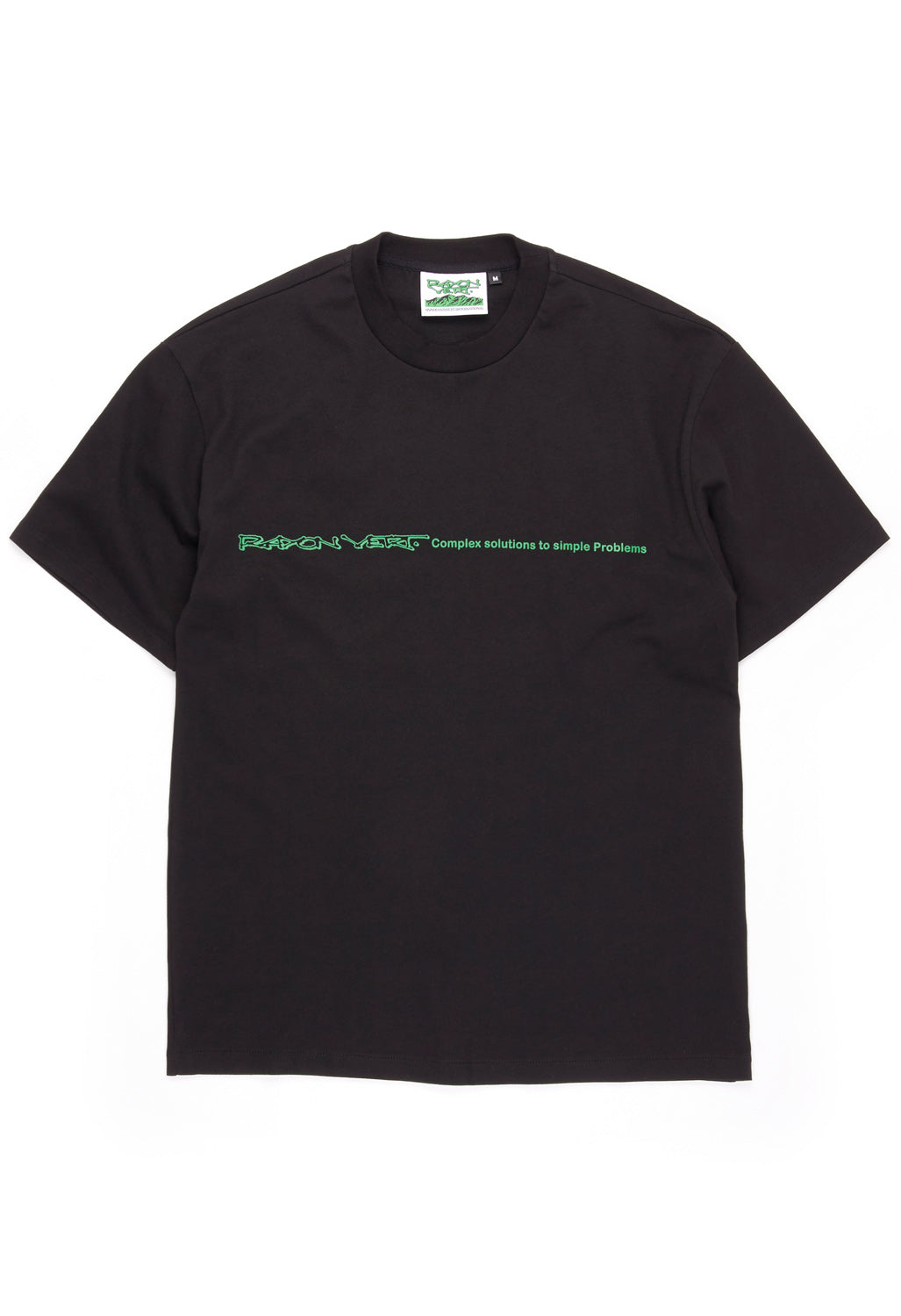 Rayon Vert Men's Menhir T-Shirt - Golgotha Black