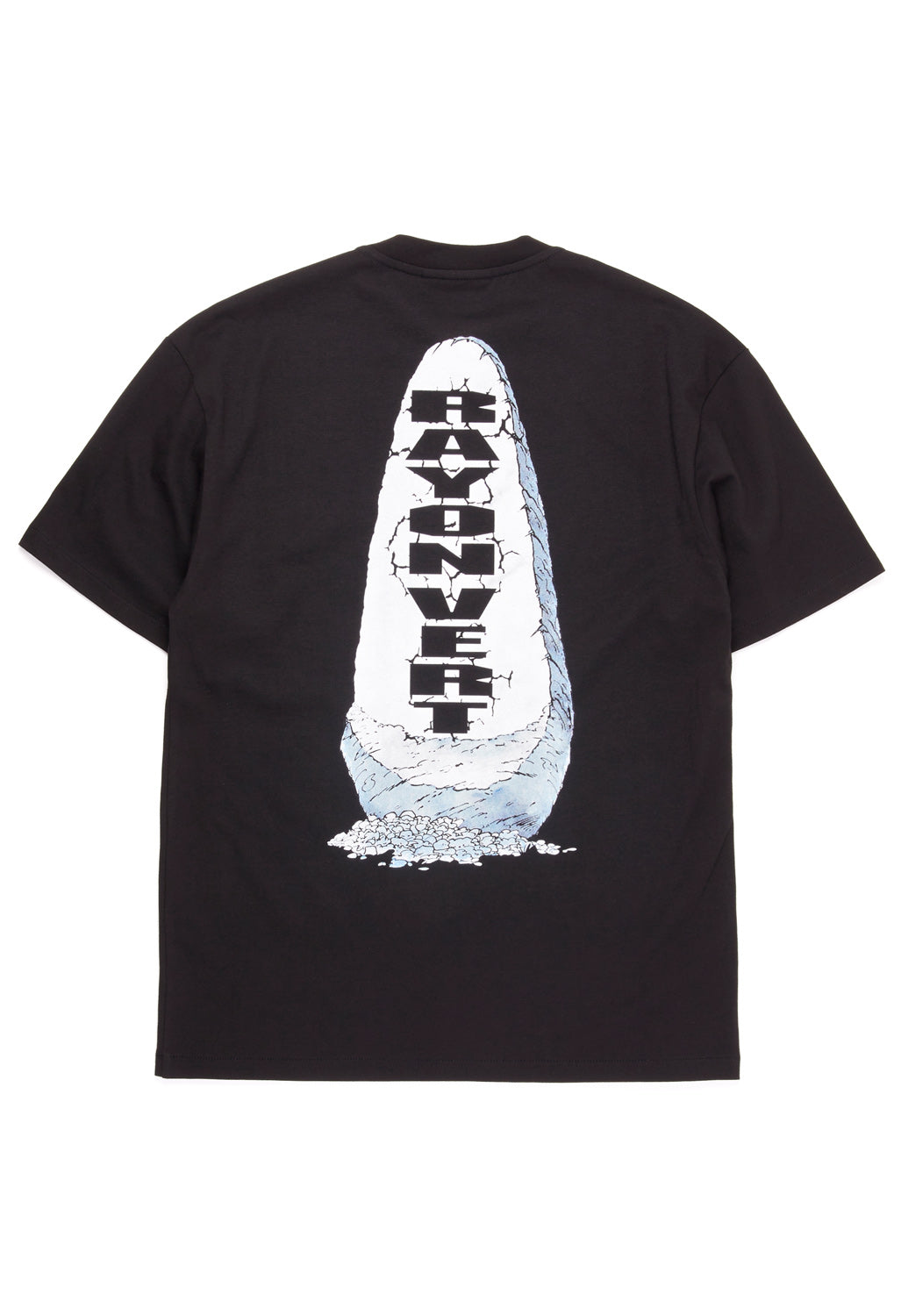 Rayon Vert Men's Menhir T-Shirt - Golgotha Black