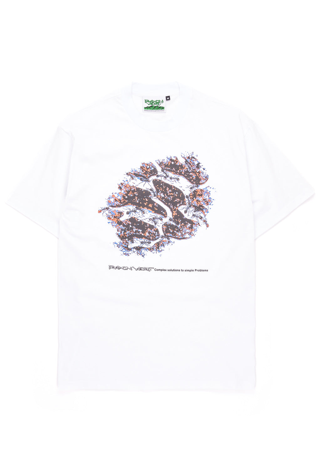 Rayon Vert Men's Society T-Shirt - Ghost White