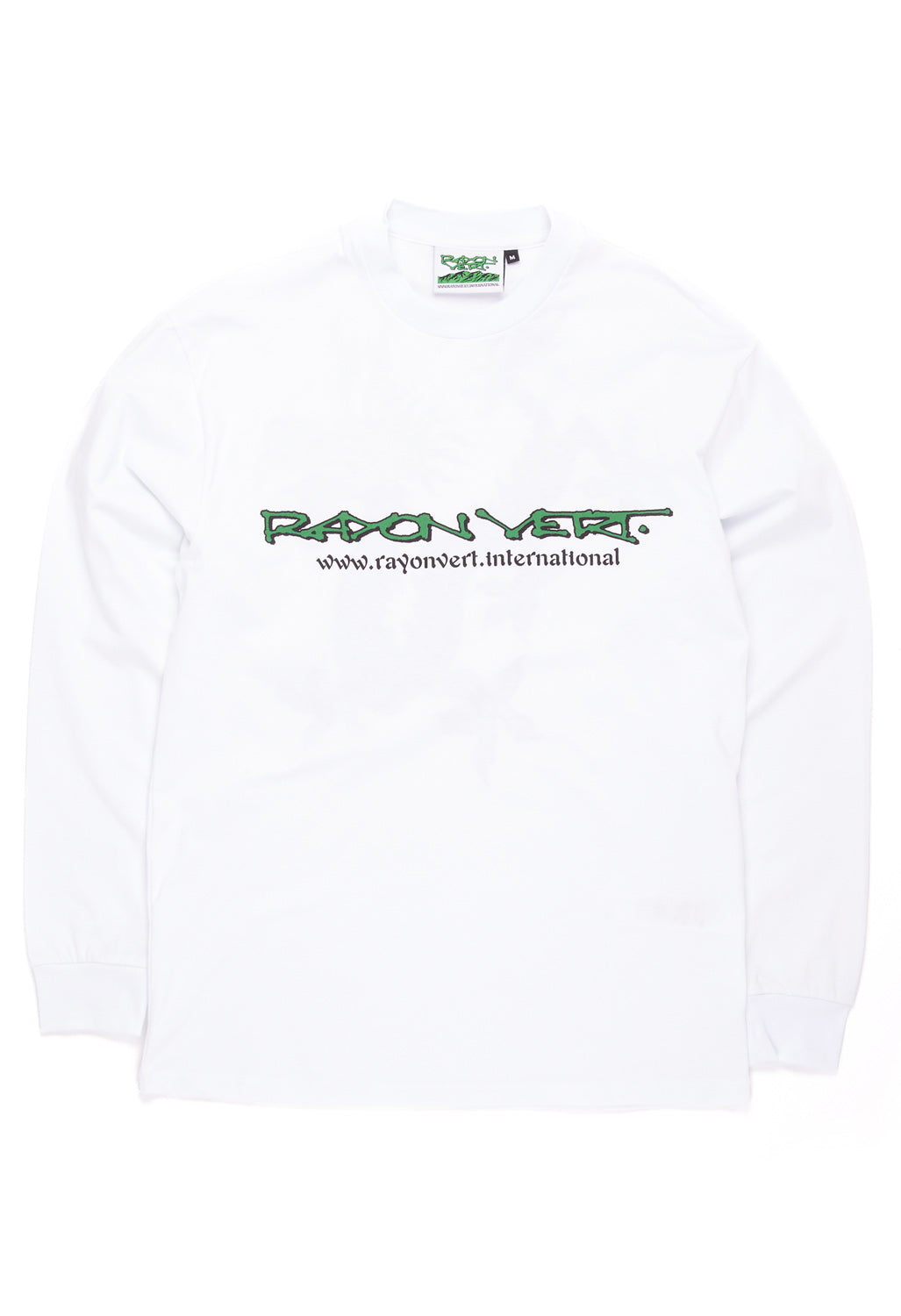 Rayon Vert Men's Lucky Long Sleeved T-Shirt - Ghost White