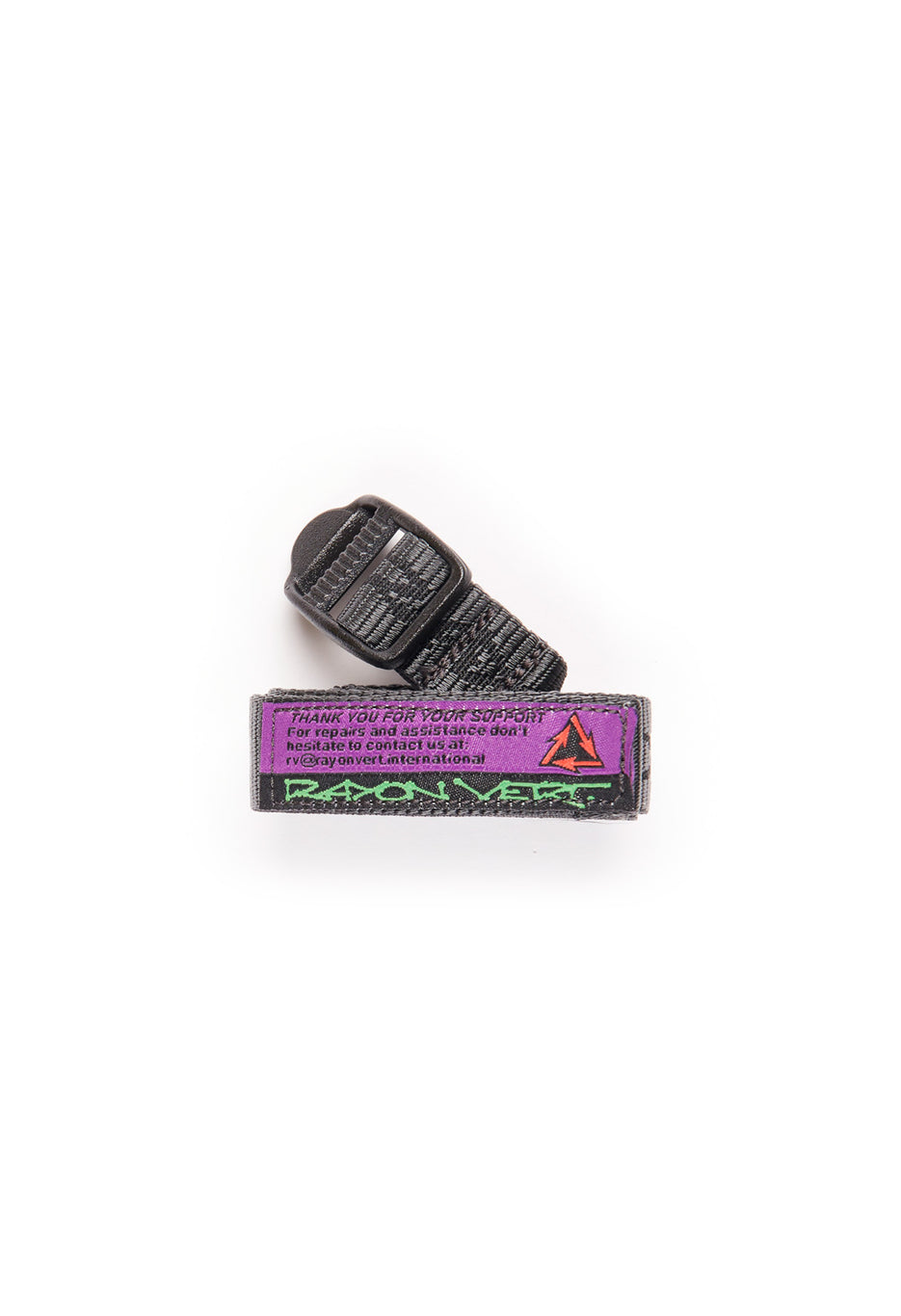 Rayon Vert Ladderlock Rayon Belt 2cm - Basalt Grey