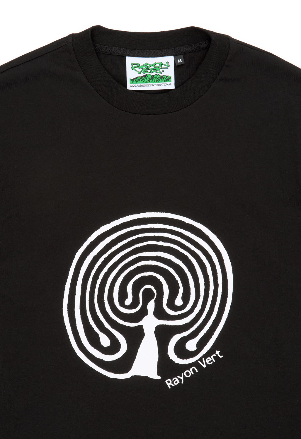 RAYON VERT Kern Long Sleeve T-Shirt - Golgotha Black