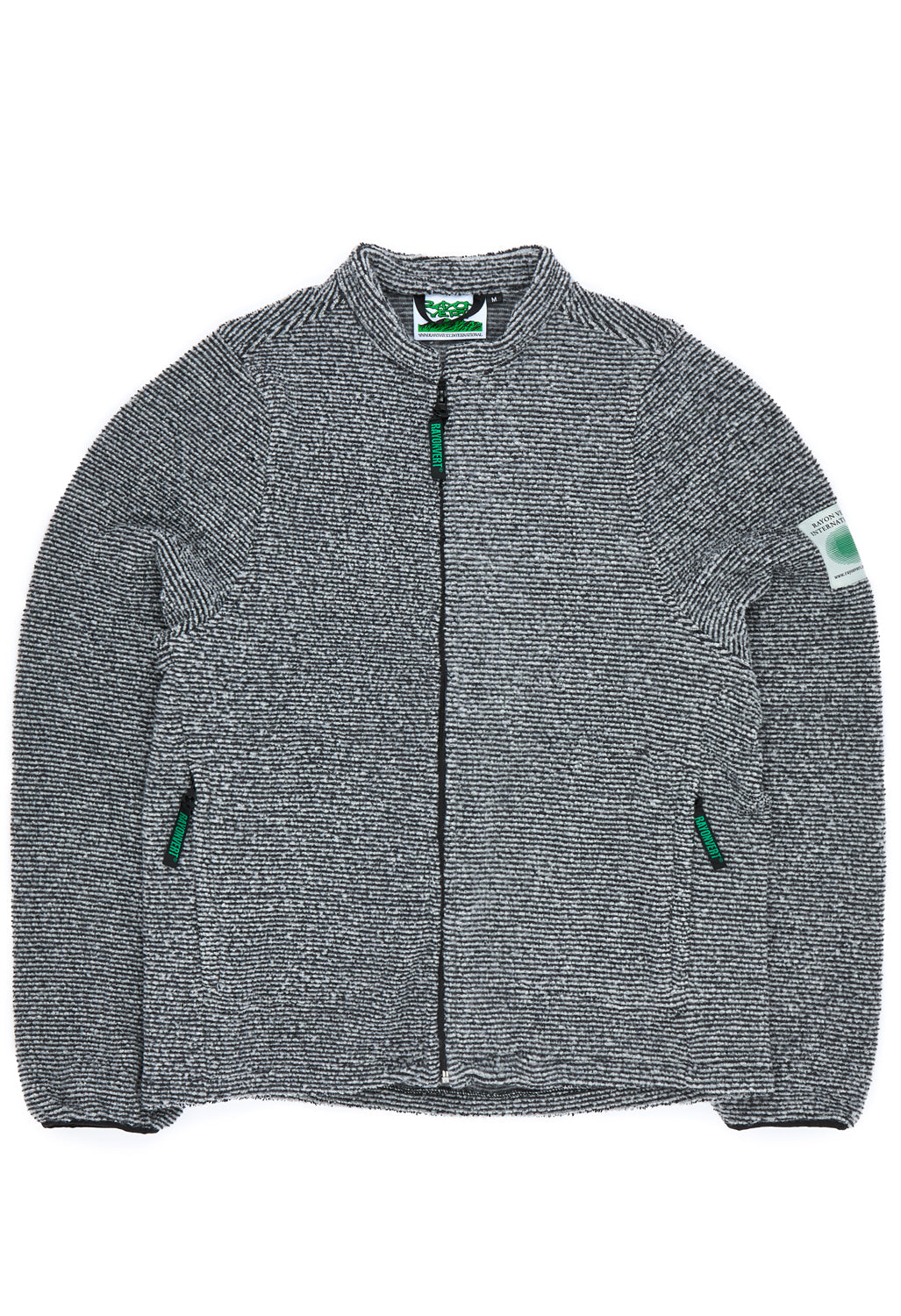 Rayon Vert Becco Zip Fleece Jacket - Obsidian Black