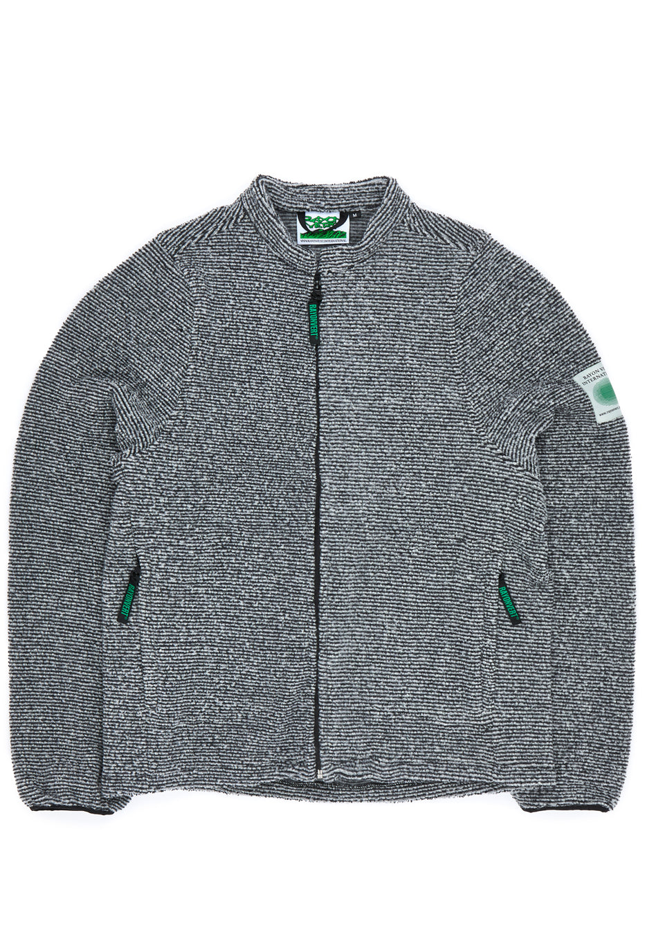 Rayon Vert Becco Zip Fleece Jacket - Obsidian Black