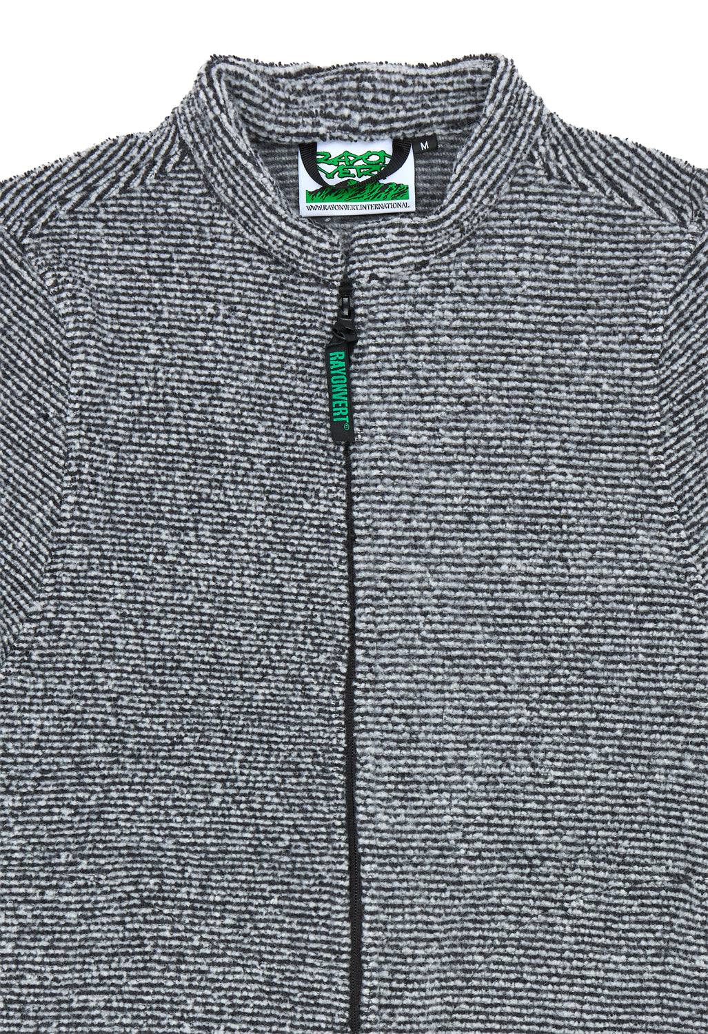 Rayon Vert Becco Zip Fleece Jacket - Obsidian Black