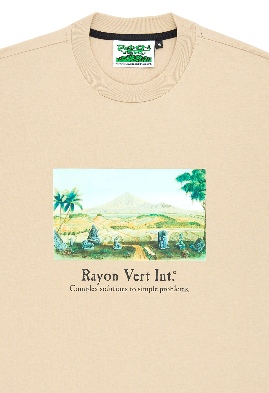 Rayon Vert Java T-Shirt - Temple Sand