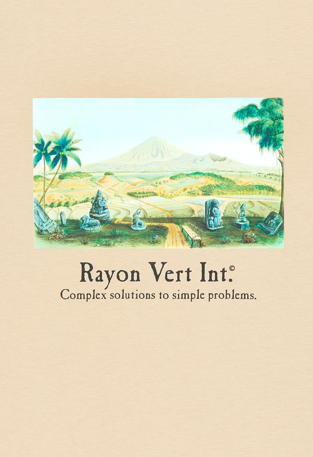 Rayon Vert Java T-Shirt - Temple Sand