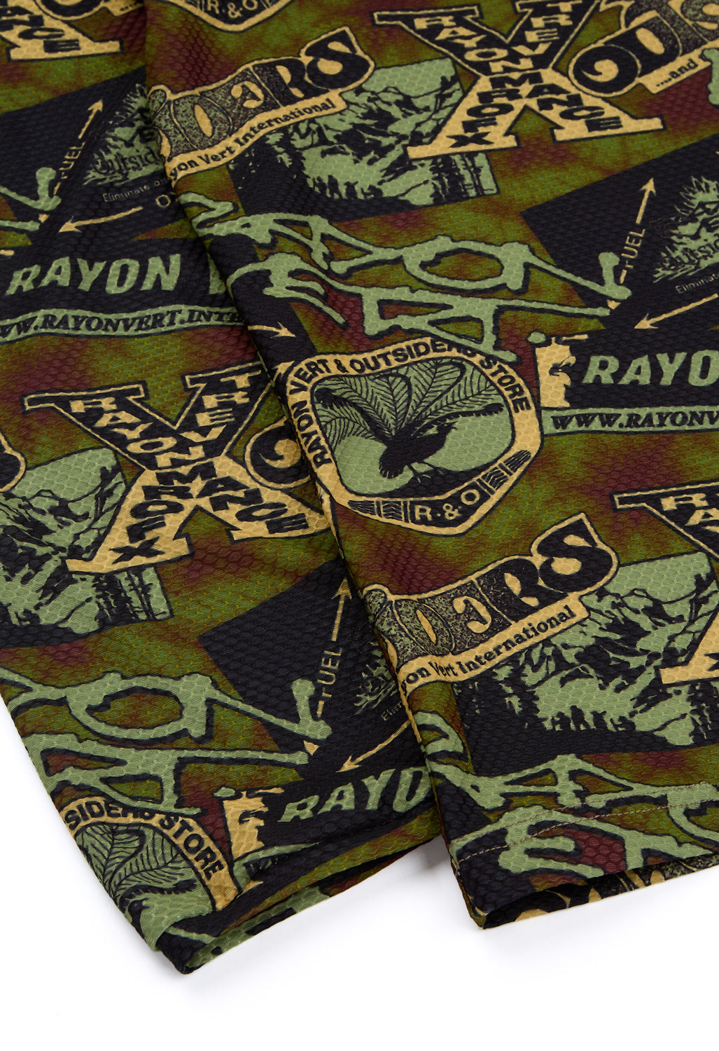 Rayon Vert x Outsiders Store Patches LS T-Shirt  - Grateful Green