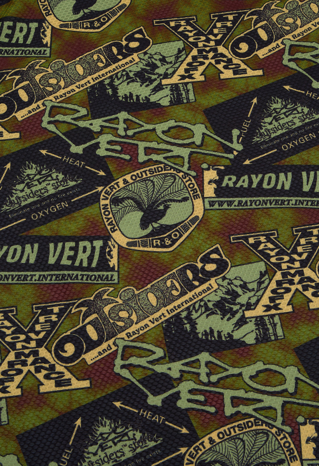 Rayon Vert x Outsiders Store Patches LS T-Shirt  - Grateful Green