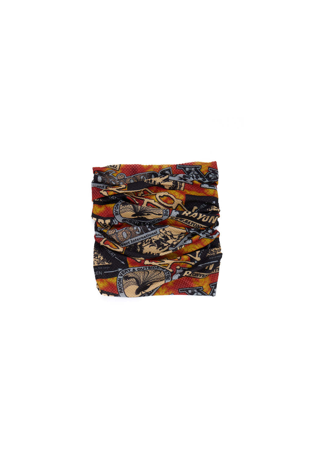 Rayon Vert x Outsiders Store Mesh Head Gaiter - Sunrise Red