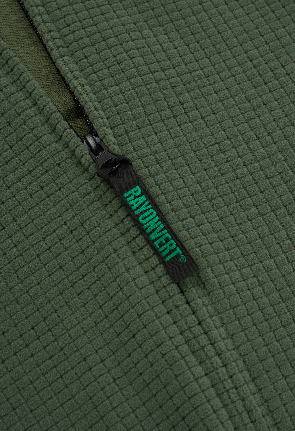 Rayon Vert Men's Becco Grid Fleece - Lichen Green