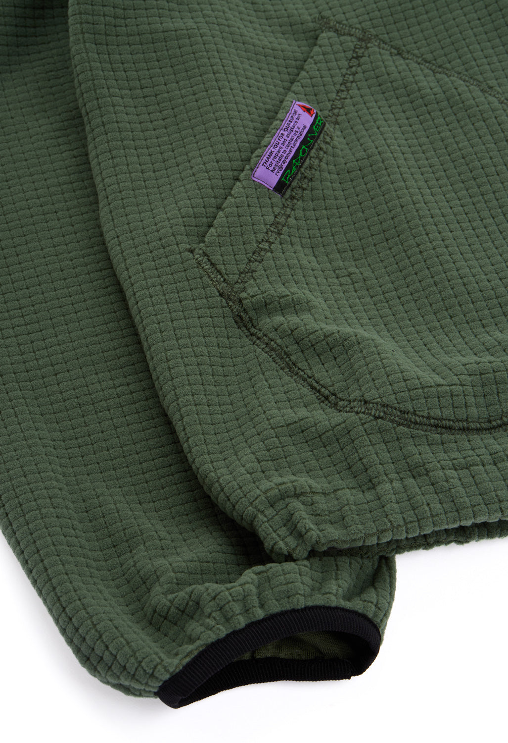 Rayon Vert Men's Becco Grid Fleece - Lichen Green