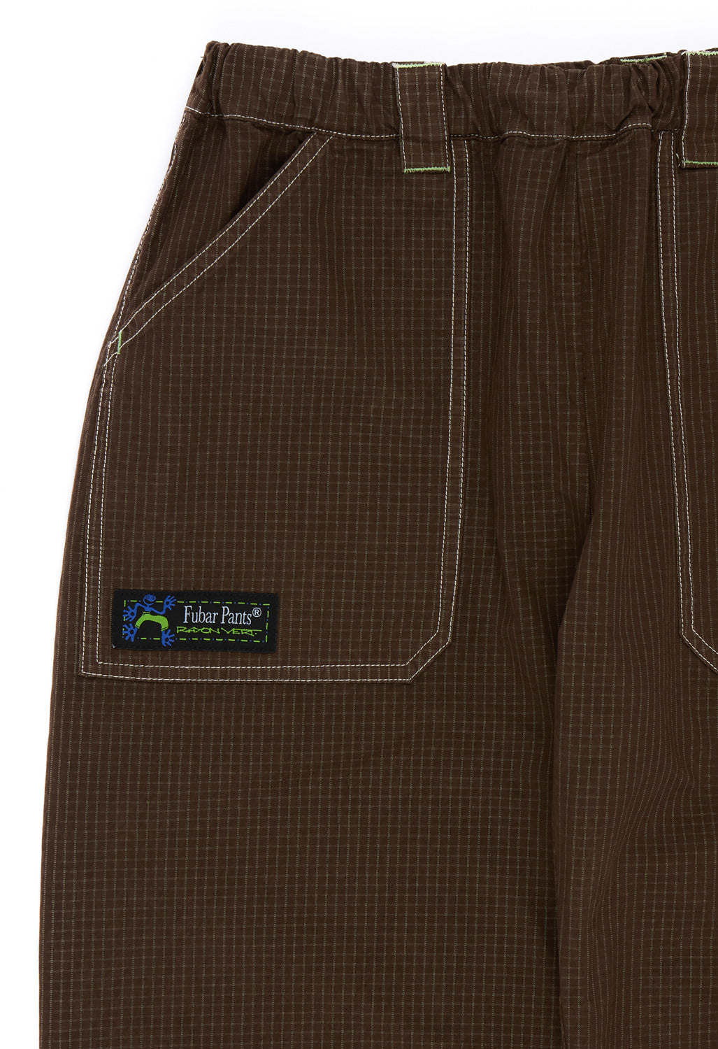 Rayon Vert Fubar Pants  - Teak Brown