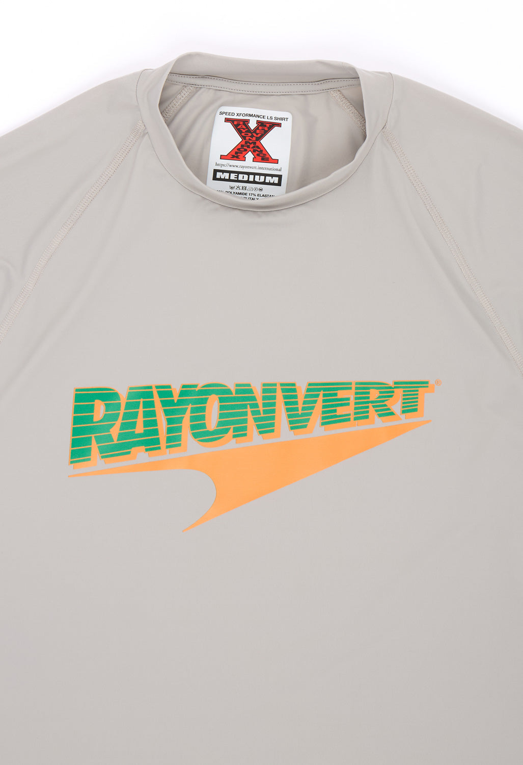 Rayon Vert Men's Speed Xformance LS T-Shirt - Cool Gray