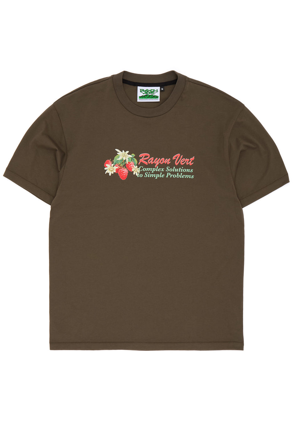 Rayon Vert Men's Malina T-Shirt - Bark Brown