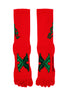 Rayon Vert Rot Socks - Blood Red