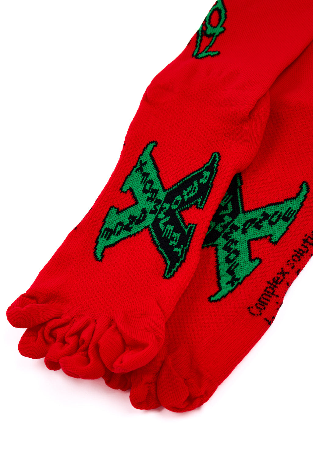 Rayon Vert Rot Socks - Blood Red