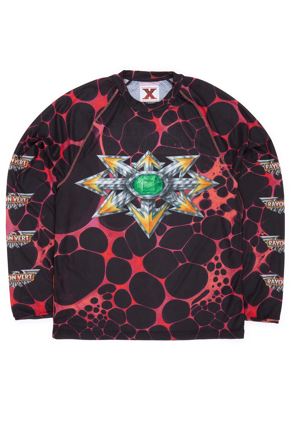 Rayon Vert Men's Molten Xformance LS Shirt - Magma Violet