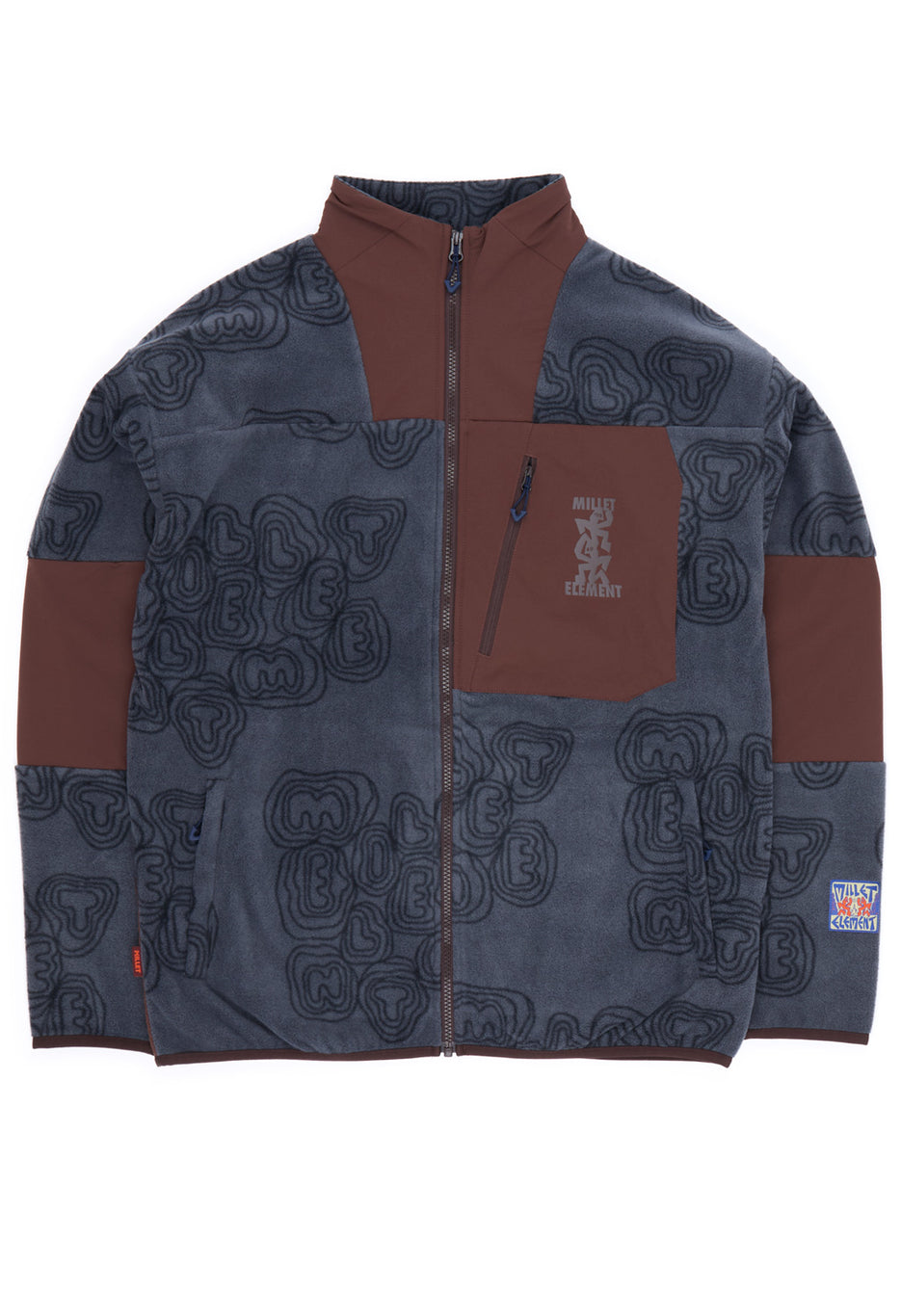 Millet x Element Men's Fleece Jacket - Shadow Blue