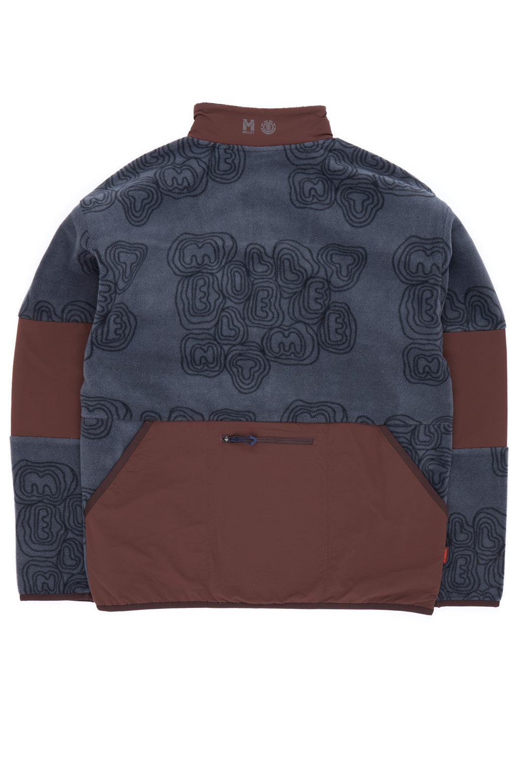 Millet x Element Men's Fleece Jacket - Shadow Blue