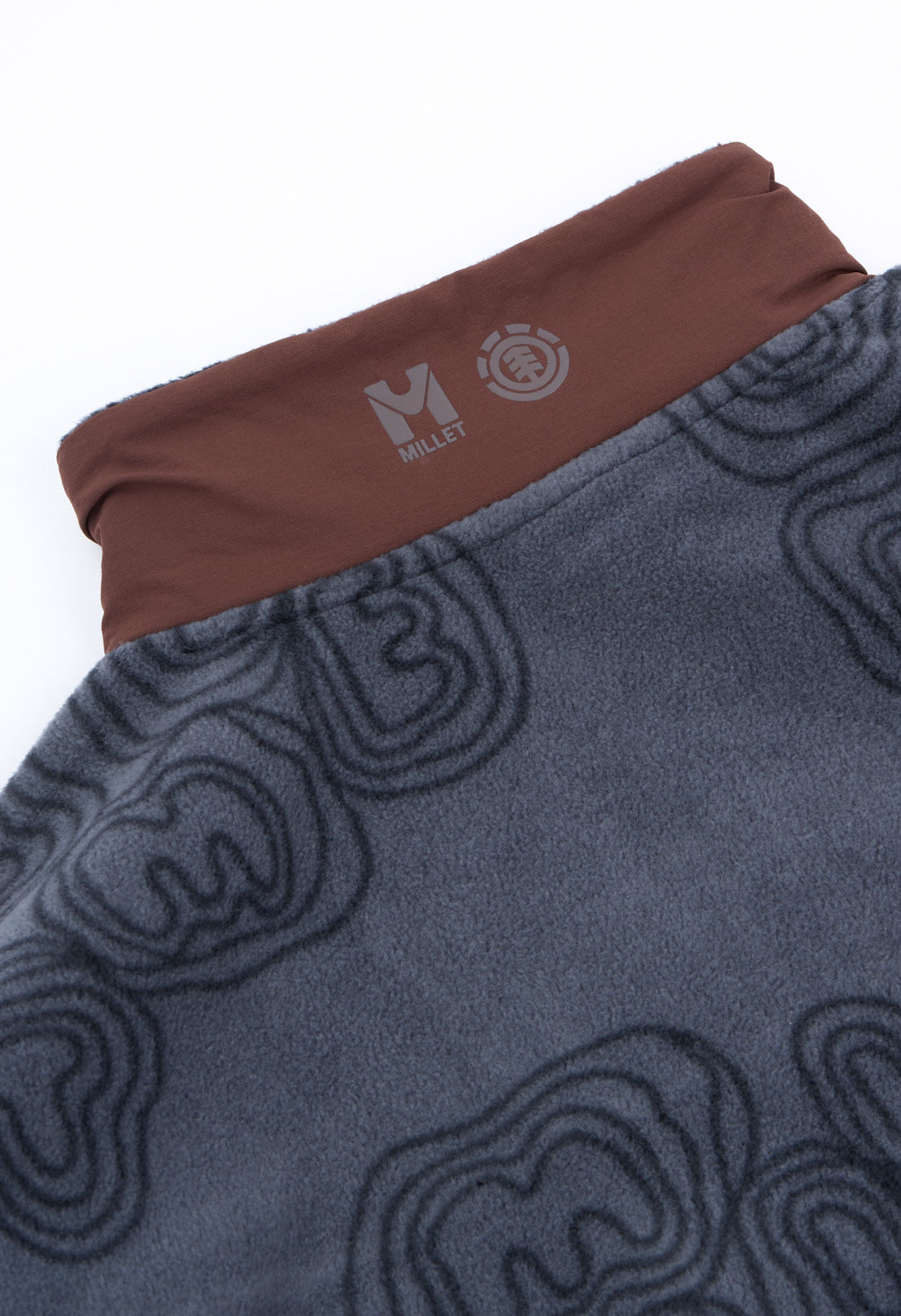 Millet x Element Men's Fleece Jacket - Shadow Blue