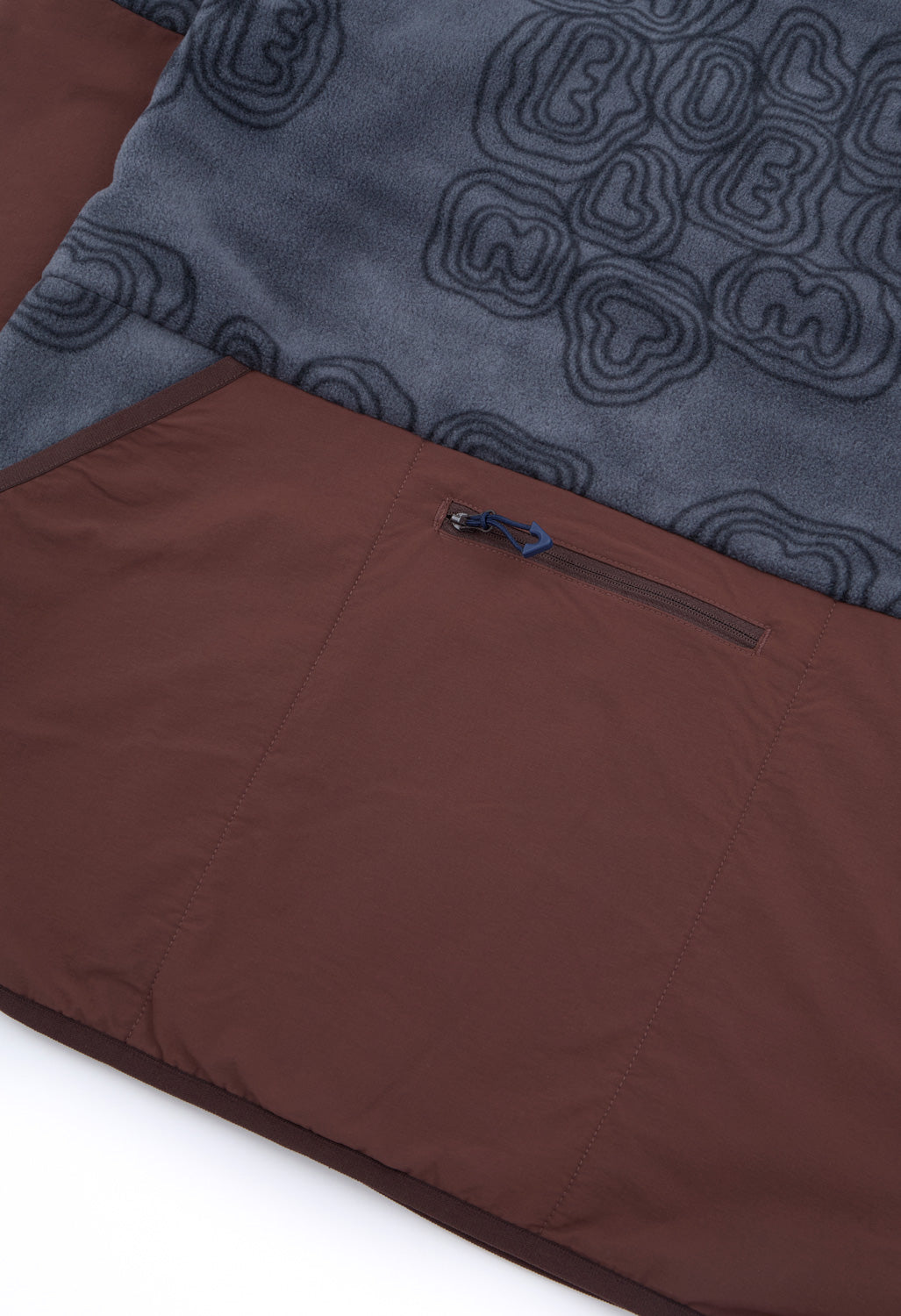 Millet x Element Men's Fleece Jacket - Shadow Blue