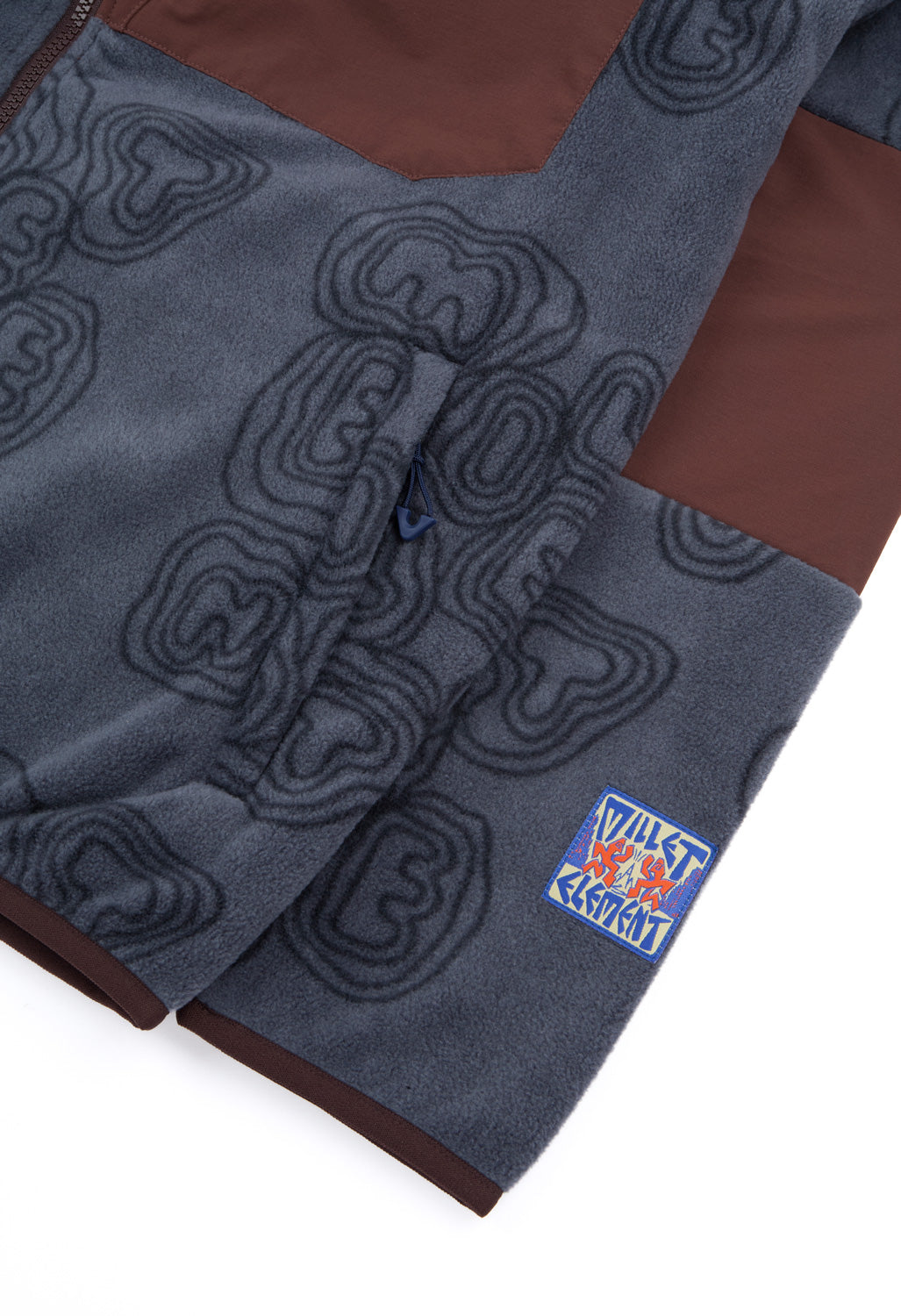 Millet x Element Men's Fleece Jacket - Shadow Blue