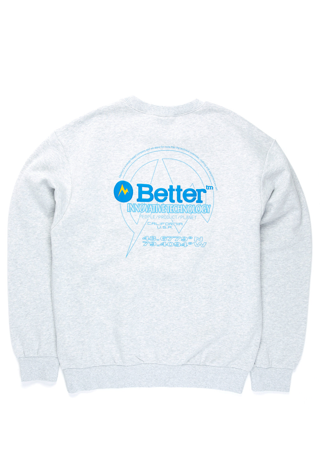 Marmot Better Innovative Tech Crew Sweat - Light Grey Heather