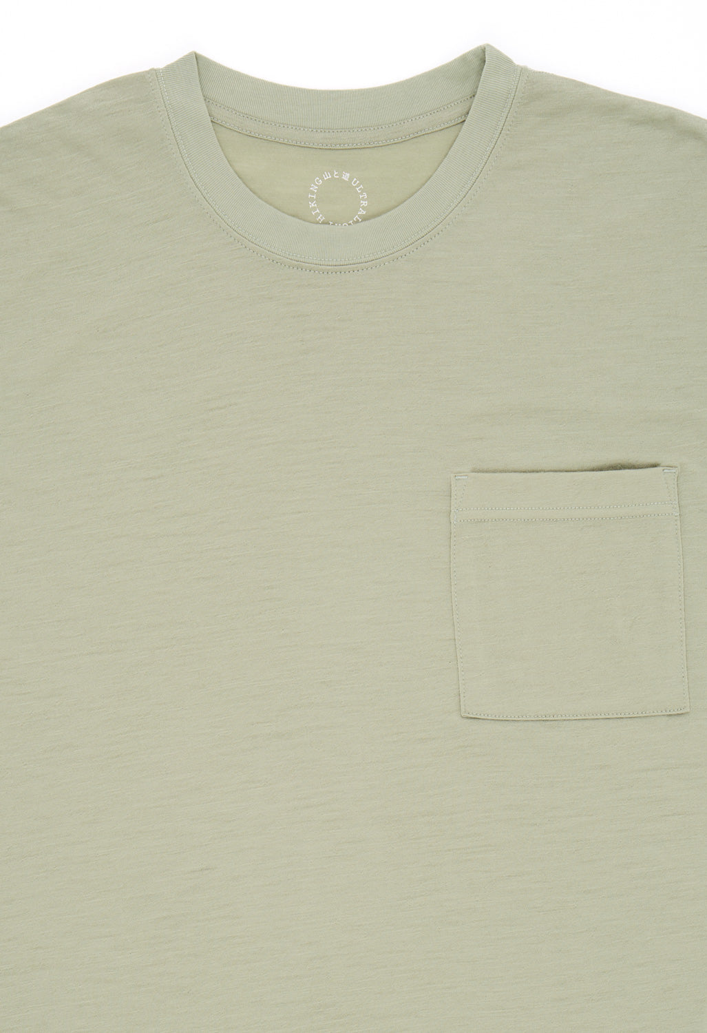 Yamatomichi 100% Light Merino Pocket T-Shirt - Seagrass