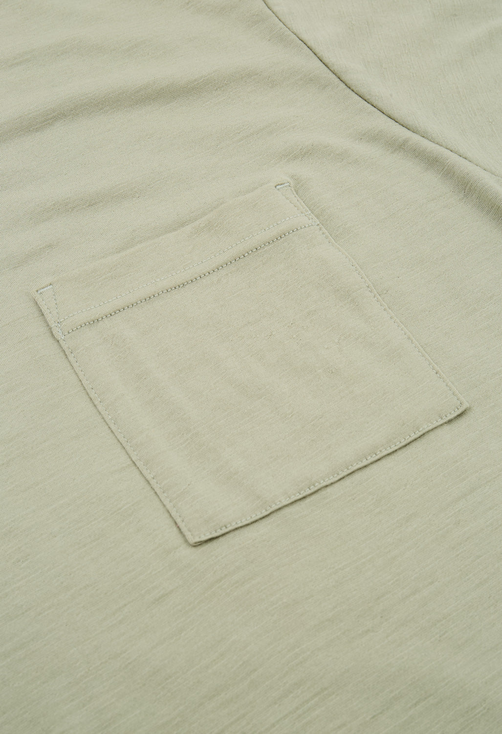 Yamatomichi 100% Light Merino Pocket T-Shirt - Seagrass