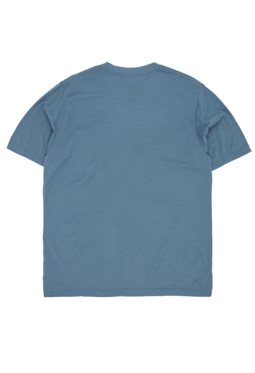 Yamatomichi 100% Light Merino Pocket T-Shirt - Blue Grey