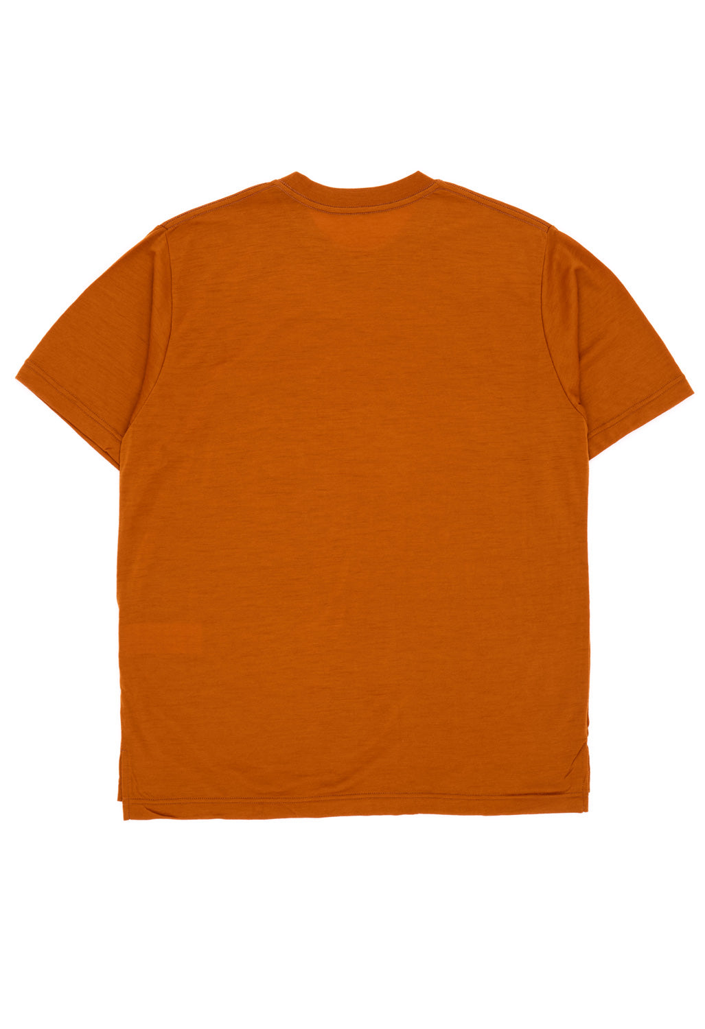 Yamatomichi 100% Light Merino Pocket T-Shirt - Orange