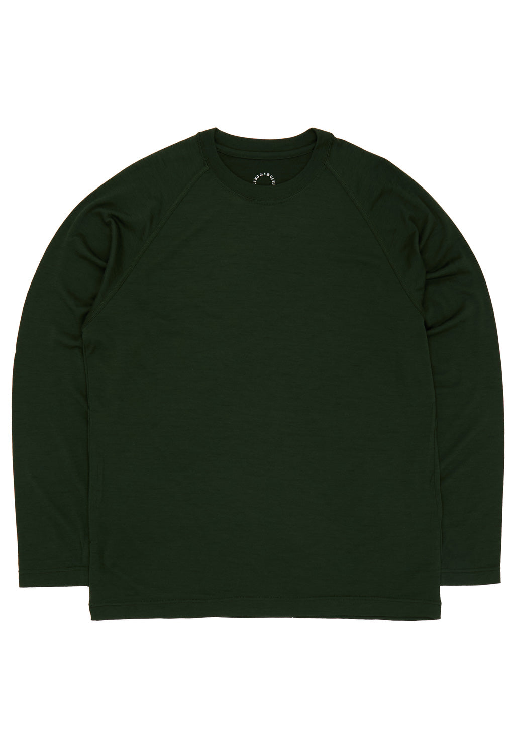 Yamatomichi Light Merino Long Sleeve T-Shirt - Dark Green