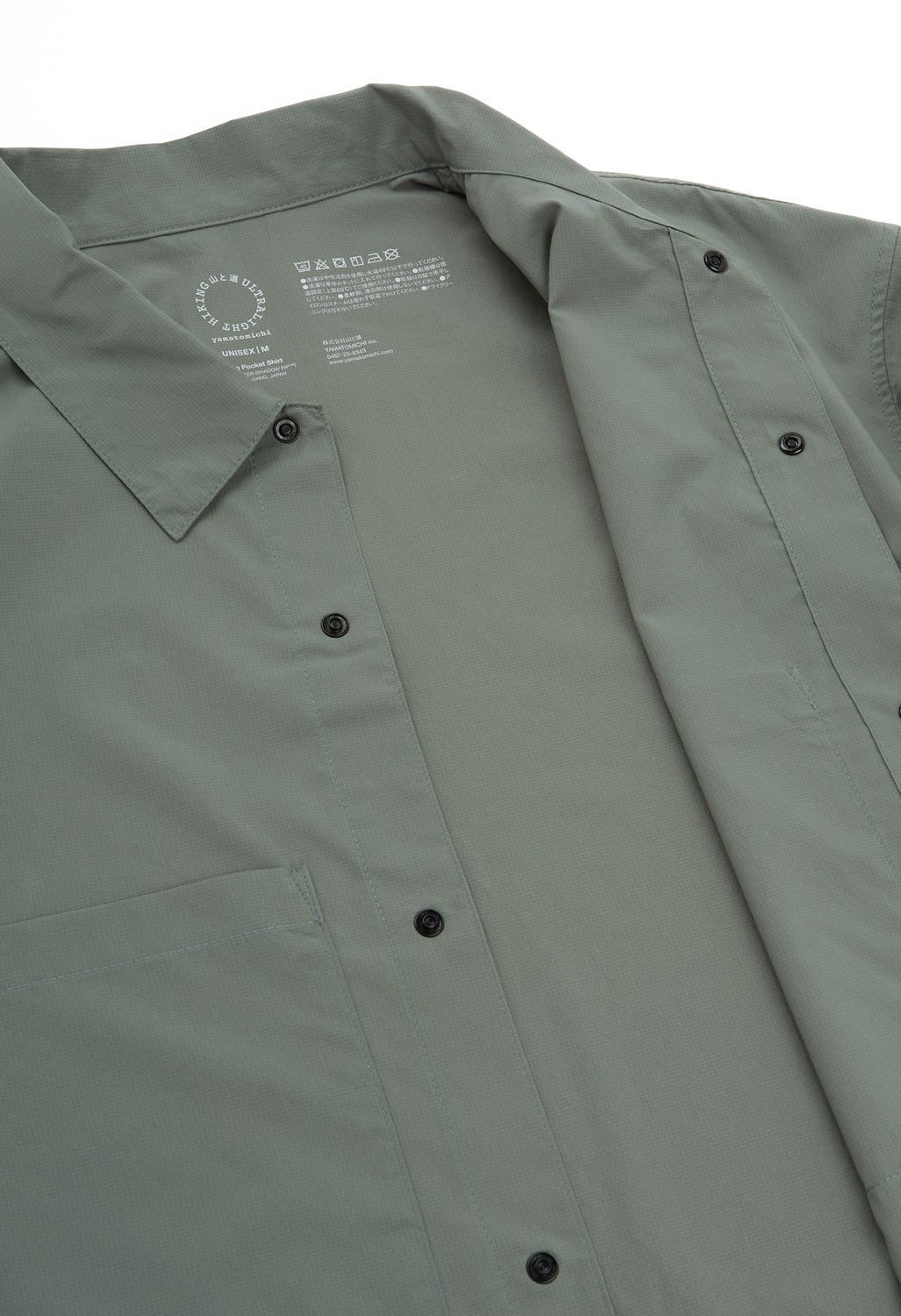 Yamatomichi UL Big Pocket Shirt - Slate Green – Outsiders Store UK
