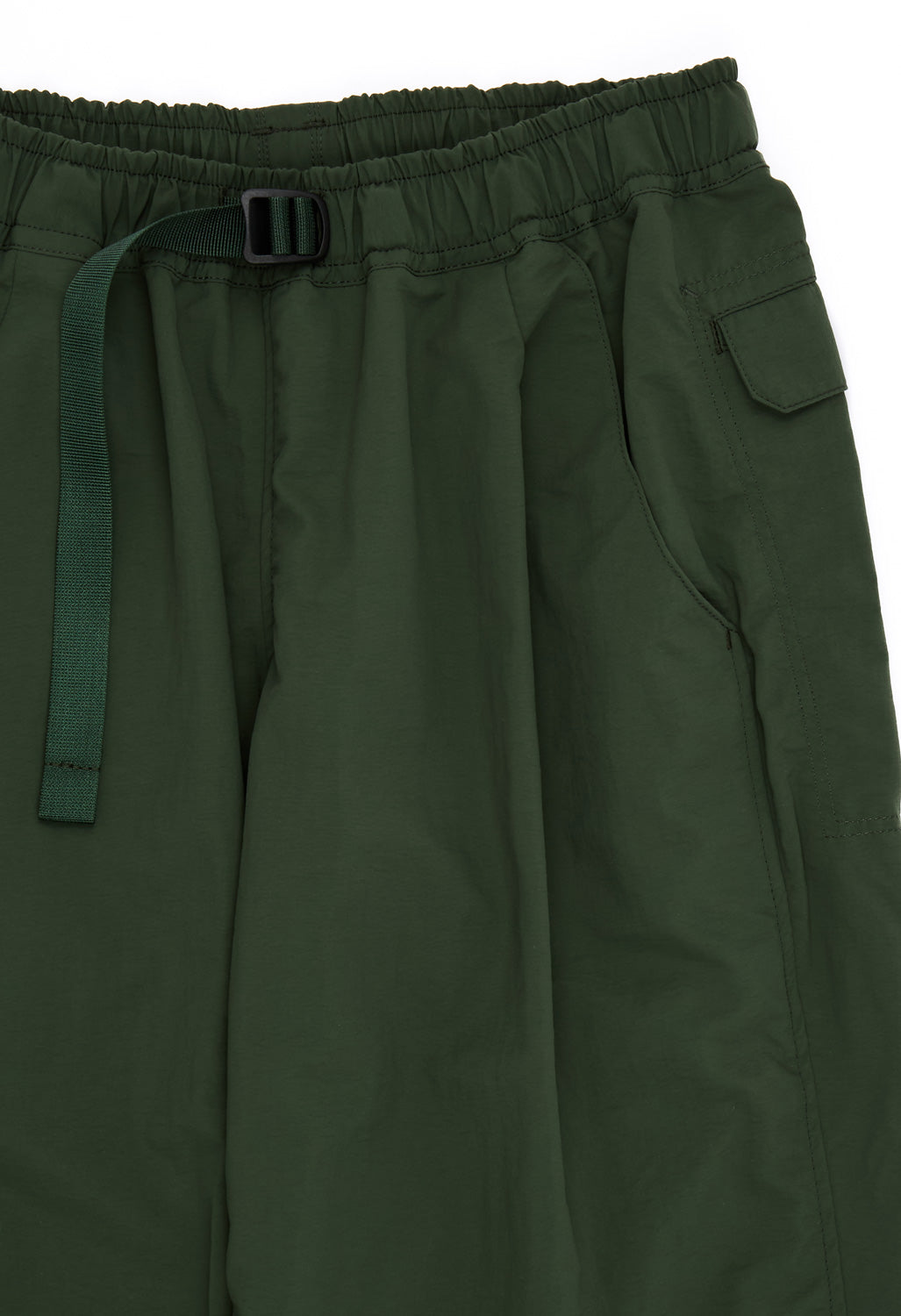 Yamatomichi 5-Pocket Wide Pants - Kombu Green