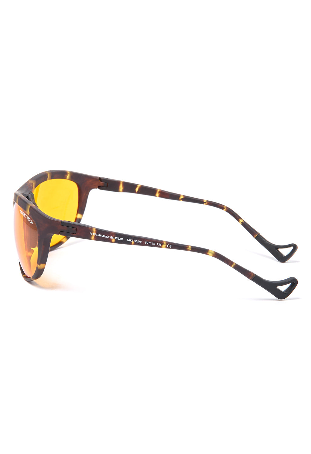 District Vision Takeyoshi Altitude Master Sunglasses - Tortoise / D+ Ember Orange